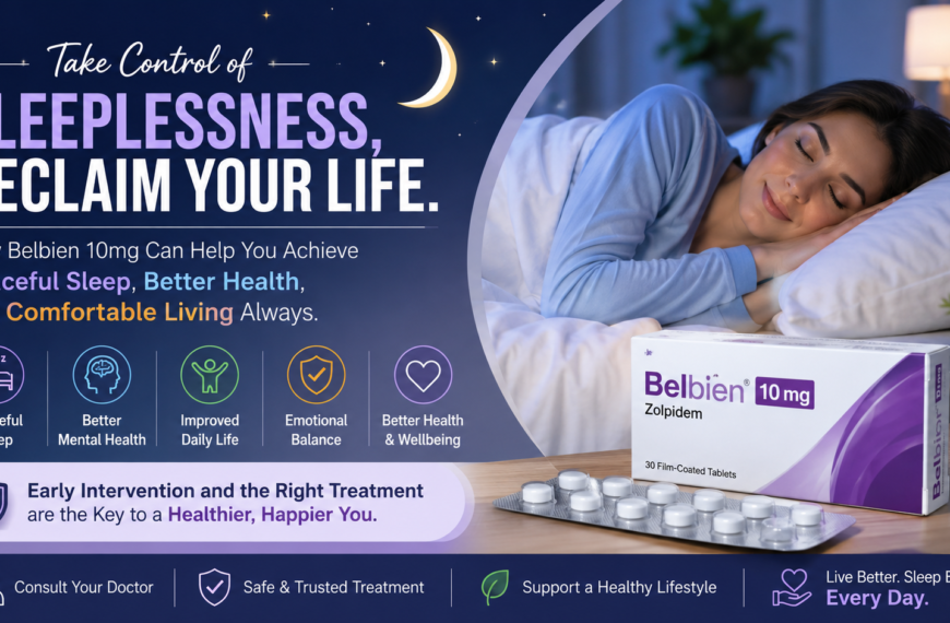 How Sleeplessness Management Can Be Possible With Belbien 10mg For Peaceful Sleep, Better Health, And Comfortable Living Always