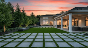 Mixing Pavers and Artificial Grass: A Design Guide